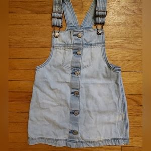 Gap jean overall dress